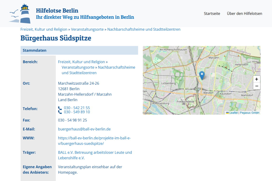 Bürgerhaus Südspitze – Berlin