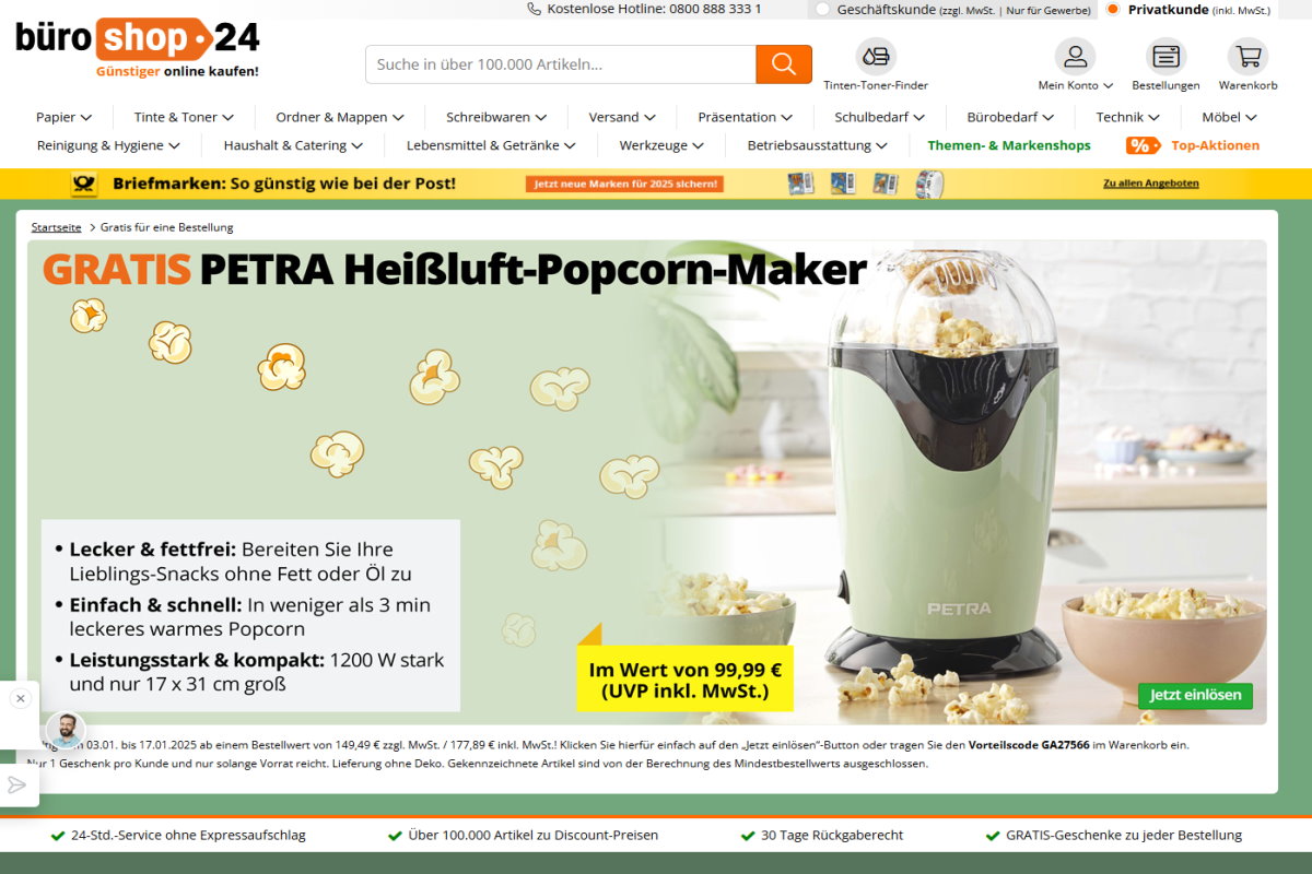 Ihr Bürobedarf für 2025 mit Bonus!