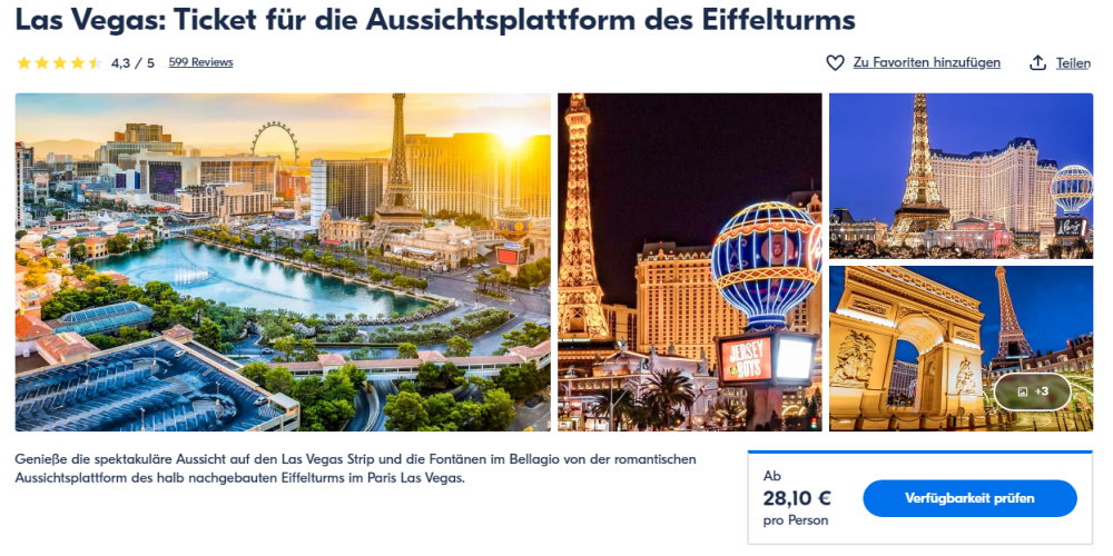 Eiffel Tower – Las Vegas