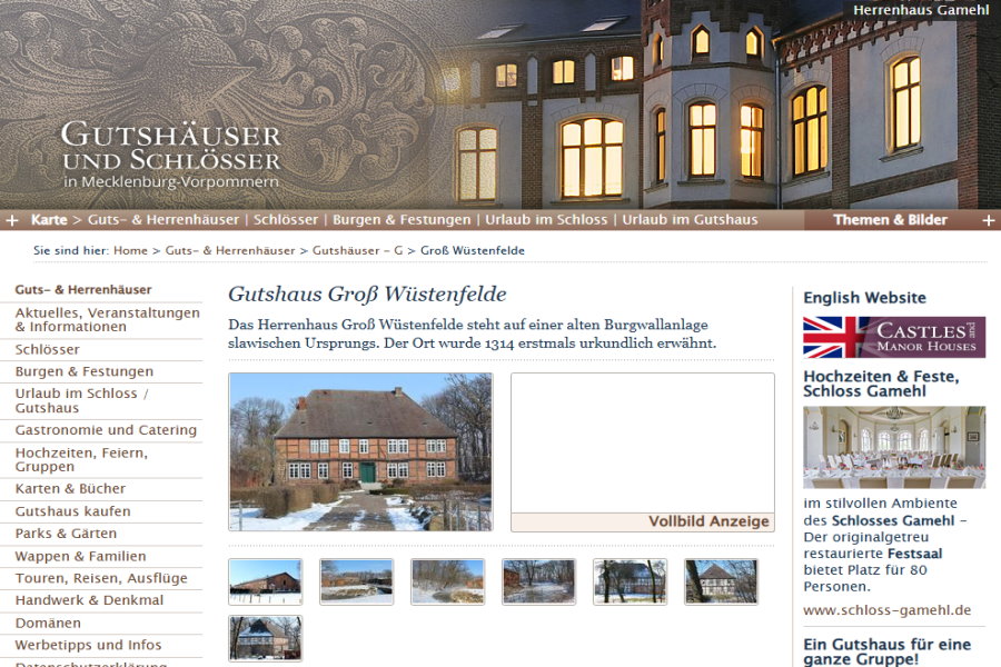 Gutshaus Groß Wüstenfelde